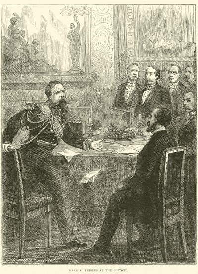 Le maréchal Leboeuf au Conseil, 1870 - English School